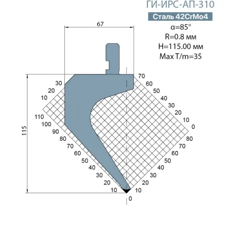 Пуансон Promecam-Amada ГИ-ИРС-AП-310