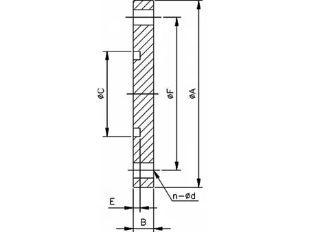Заглушка ISO-F 200 (нержавеющая сталь)