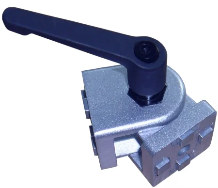 Шарнирное соединение с ручкой М6 для алюминиевых профилей, серия 30, паз 8, ALF-H30