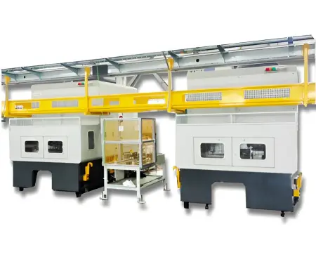 HPJ-LM Двухкамерный водоструйный станок высокого давления для снятия заусенцев с ЧПУ