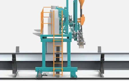 Линия сварки двутавровых балок