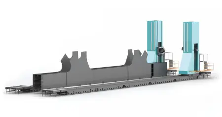 Крупногабаритный двухсторонний сверлильный станок