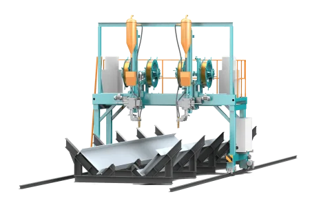 Портальный сварочный автомат для двутавровых балок
(Однодуговой/двухдуговой с отдельными источниками питания)