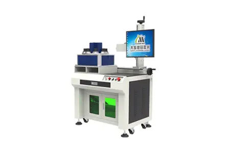 8-позиционный оптоволоконный станок лазерной маркировки лампочек с одной головкой MF20-L-A