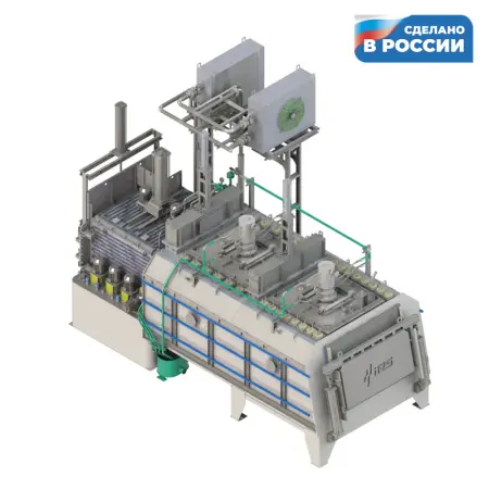 TQF-2-26 Универсальная атмосферная печь с закалочным баком