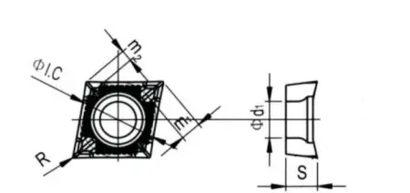 Твердосплавная токарная пластина CCGT-09T304-LH