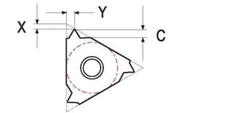 Резьбовая твердосплавная сменная пластина 27ER 4API382