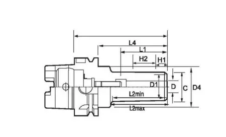 Гидравлический расширительный патрон HSK100A-HM32-110