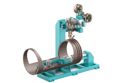 Линия по производству фундаментных свай для морских ветроэнергетических установок