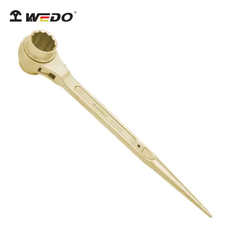 Ключ 12-гранный накидной с трещоткой искробезопасный AL180A-2730