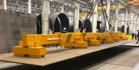 DM2 T16-350/120 Магнитная траверса для листового металла Грузоподъемность 12000 кг