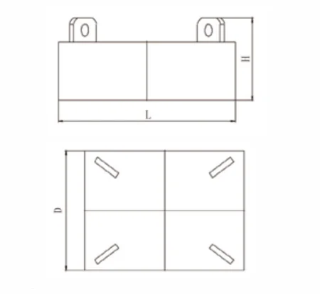 DM-PS-M-400/125 Магнитный сепаратор подвесной с механической очисткой
