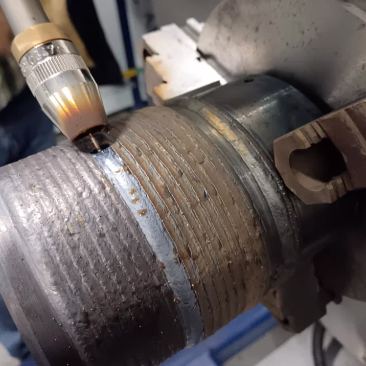 Двухслойная лазерная наплавка (толщина слоя 2 мм)