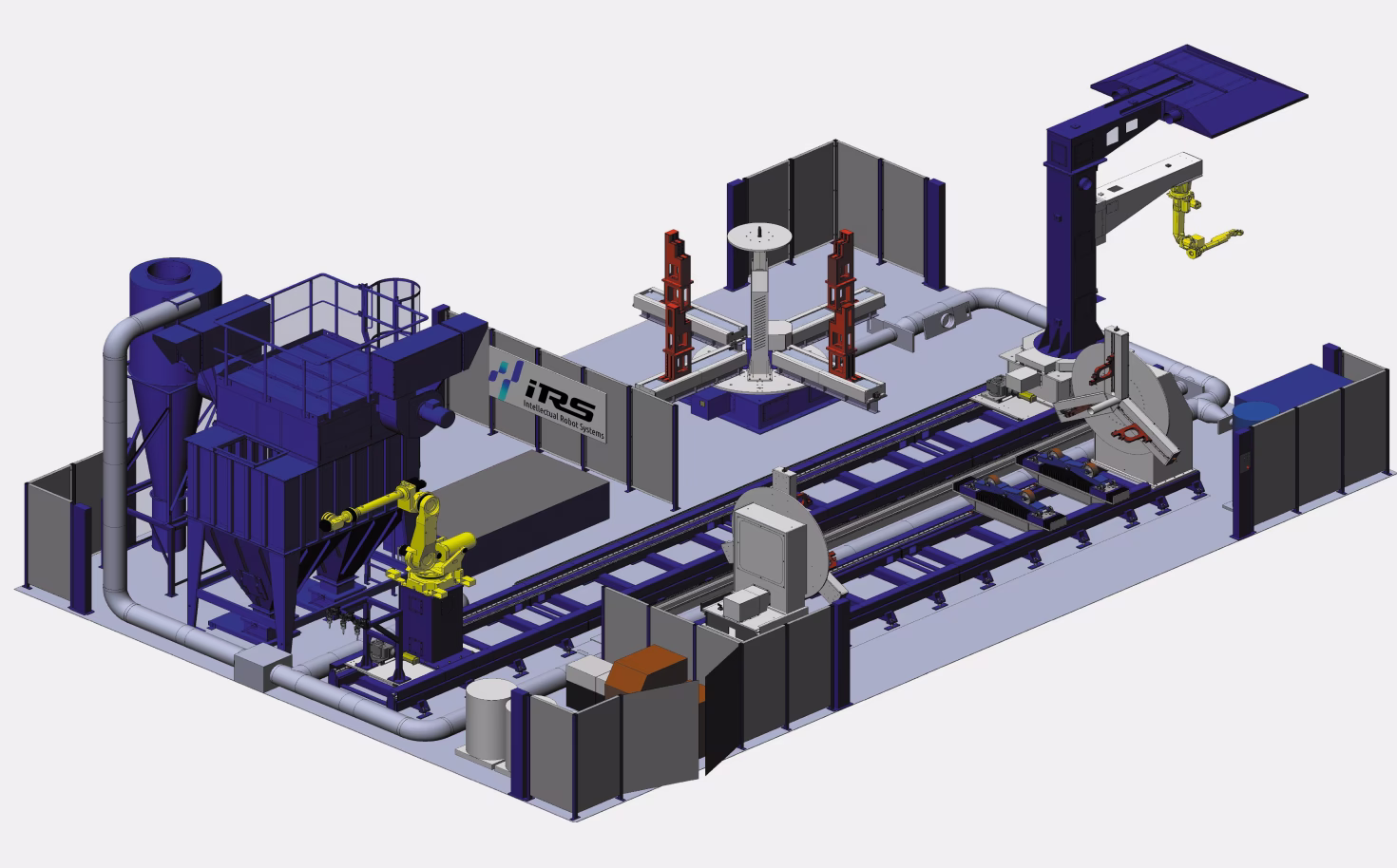 Состав оборудования Роботизированной плазменно-дуговой резки и зачистки изделий из углеродистых, нержавеющих и алюминиевых сплавов