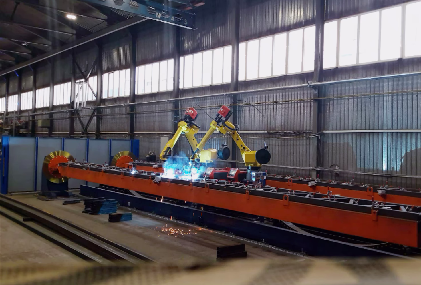 Общий вид комплекса роботизированной сварки строительных конструкций для нужд народного хозяйства