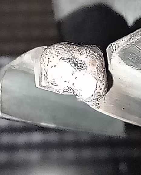 Пример лазерной наплавки. Ремонт зуба лопатки порошковой наплавкой 4