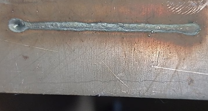 Лазерная сварка 1500 Вт с присадкой. Нержавеющая сталь 3 мм Обратная сторона шва  1