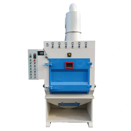 DS-9-6ADT Автоматическая пескоструйная камера с барабанной лентой