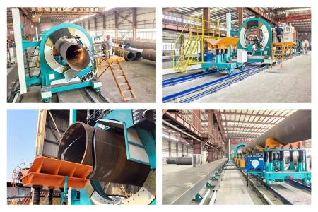 Станок для двухсторонней резки труб для морской промышленности